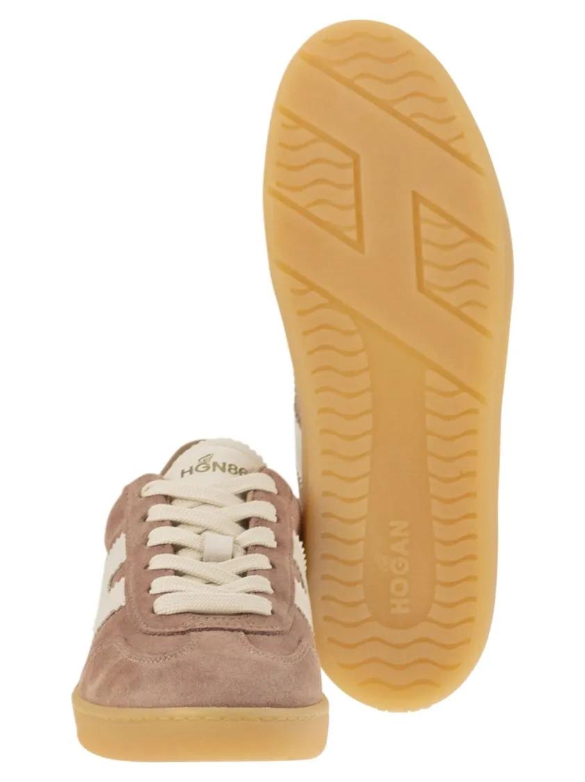 Thumbnail - Hogan Low-Top Sneaker - Retro-Inspired Suede Sneakers With Nappa Leather A - Gr. 36 (EU) - in Rosa - für Damen