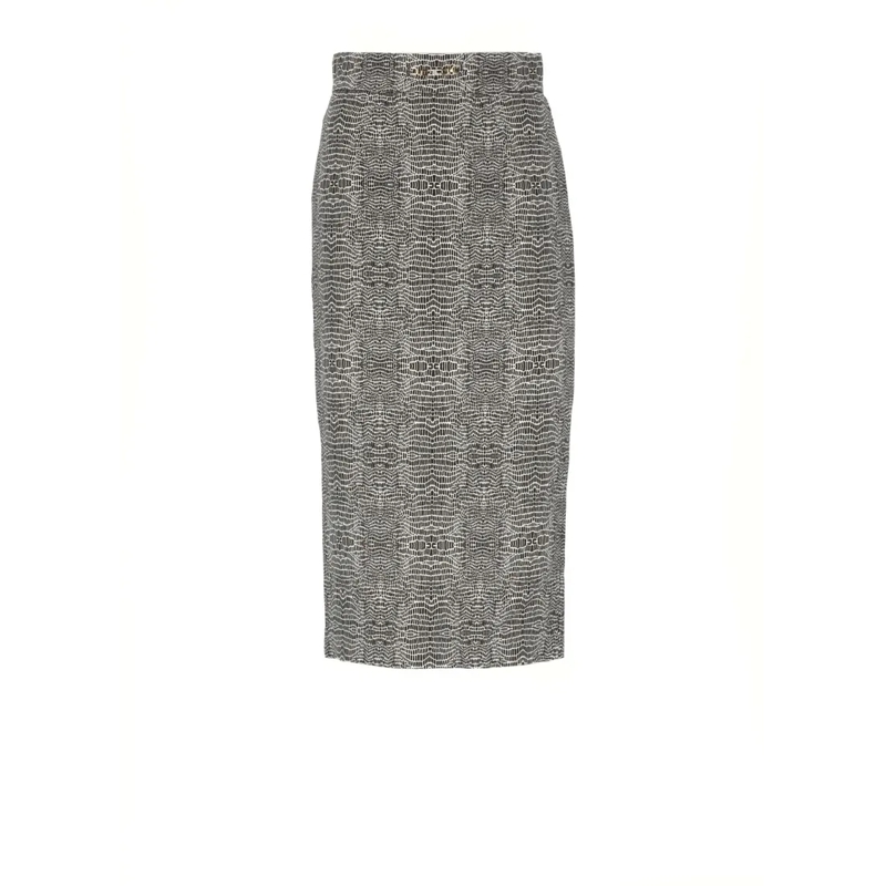 Elisabetta Franchi Jupe midi Skirts Black schwarz