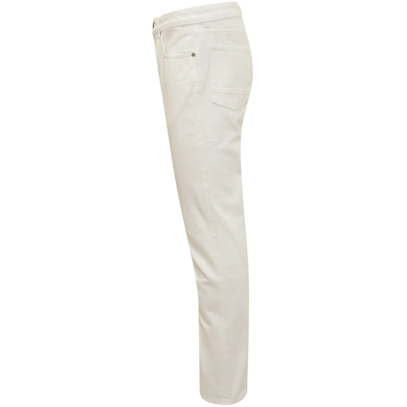 Palm Angels Jeans à jambe droite Jeans con Monogram PA weiß(Image 3)