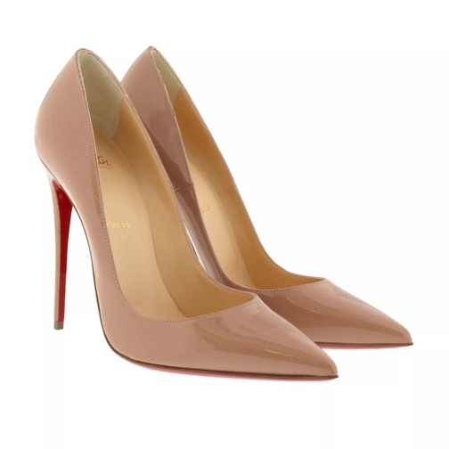Christian Louboutin So Kate 120 Patent Leather Pumps Nude Tacchi