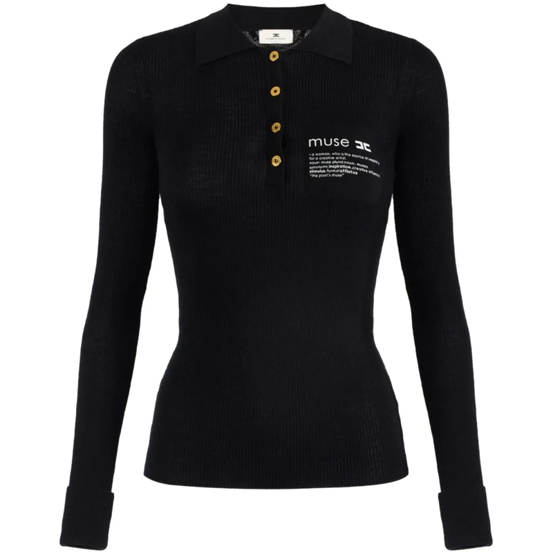 Elisabetta Franchi  Sweaters Black schwarz