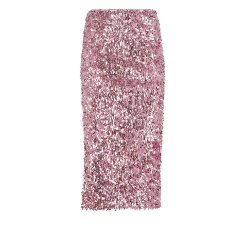 Rotate Skirt With Paillettes Pink 