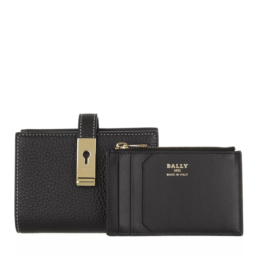 Bally Business Card Assen Black Tvåveckad plånbok