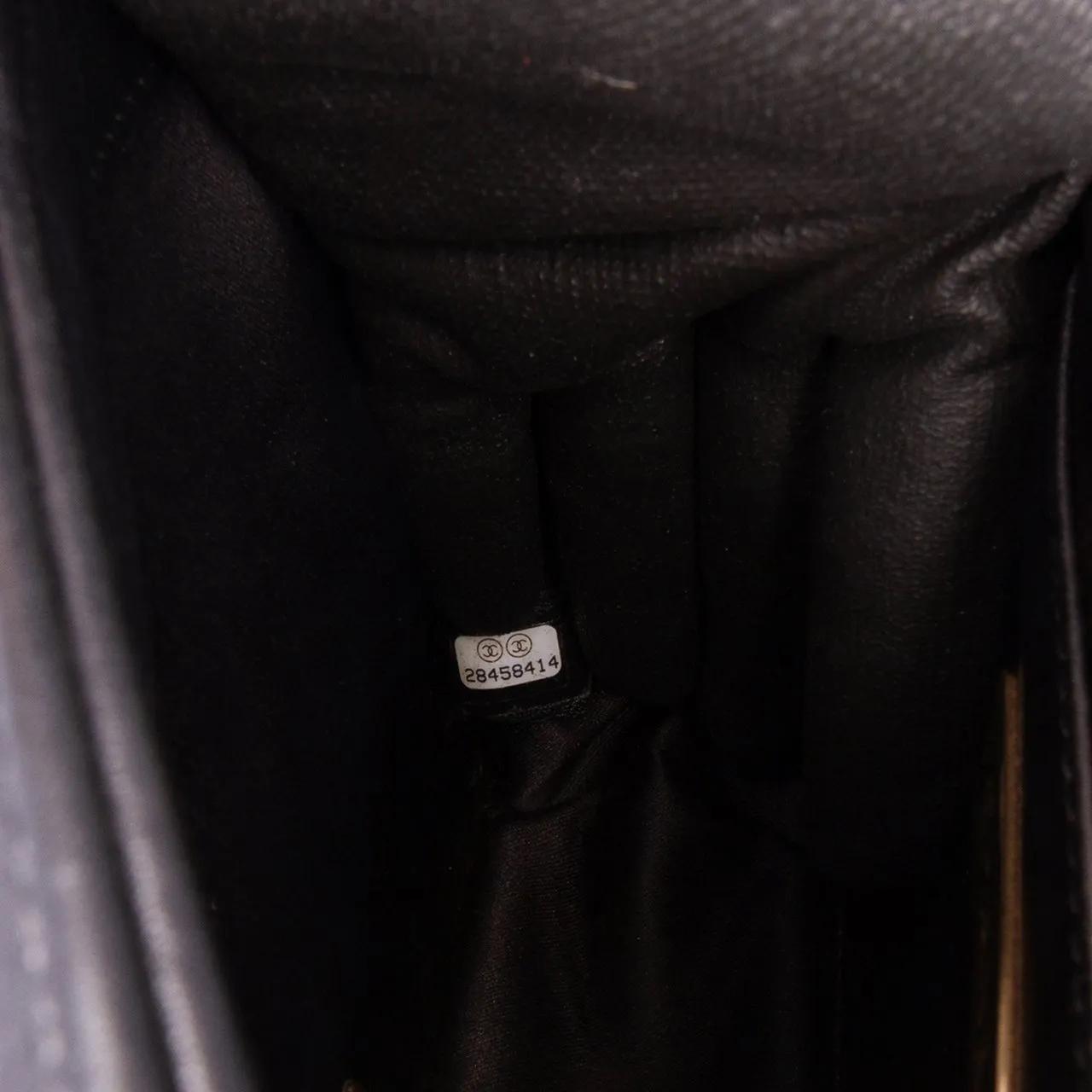 Thumbnail - Chanel Hobo Bags - Mini Square Calfskin Coco Embossed Flap - Gr. unisize - in Schwarz - für Damen