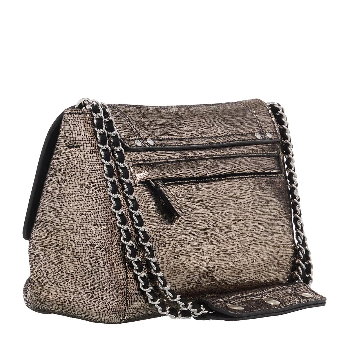 Jerome Dreyfuss Crossbody bags Lulu M in champagne kleuren