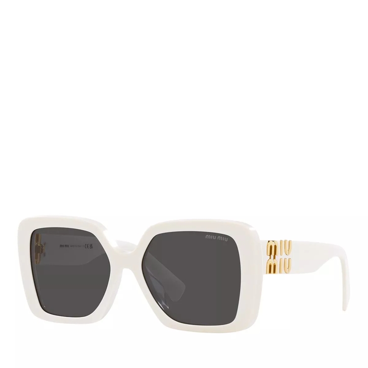 Miu miu sales sunglasses white