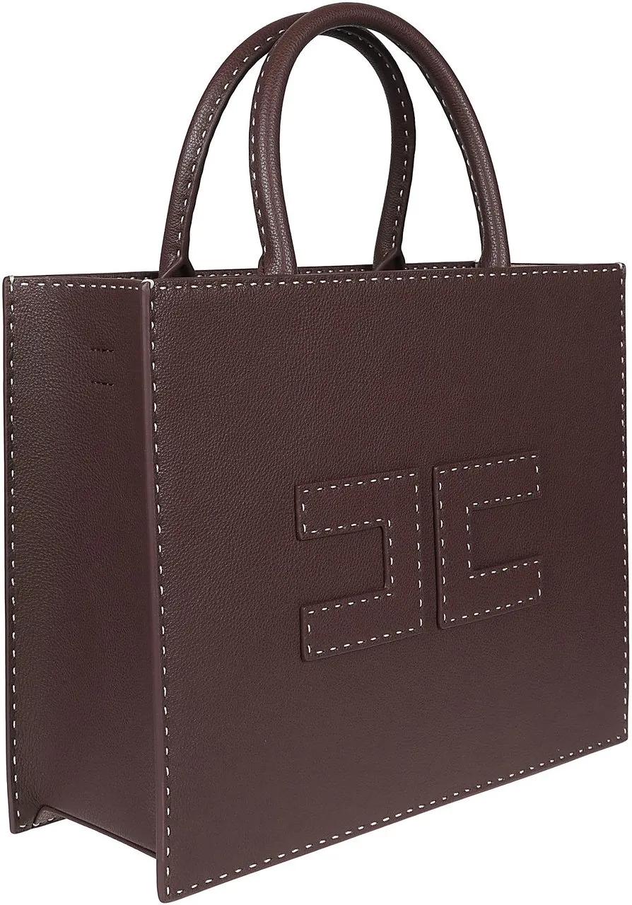Elisabetta Franchi Crossbody bags Bag Brown in bruin