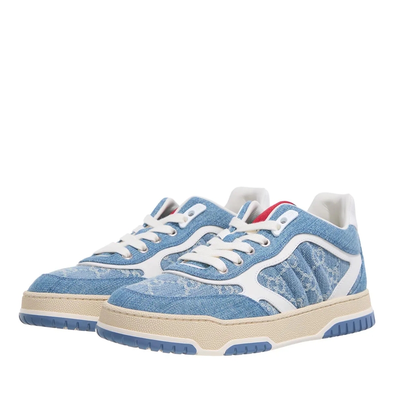 Gucci Low-Top-Sneaker WREWEB SNKR GG DENIM W/WEB(Image 3)