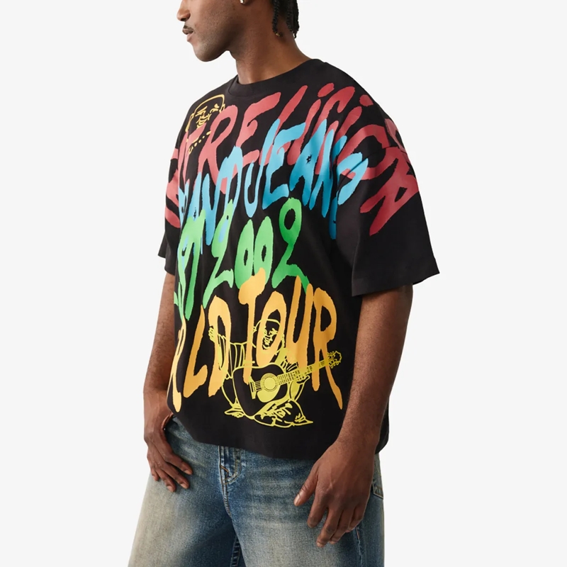 True Religion T-Shirt T-Shirt GRAFFITTI schwarz(Image 3)