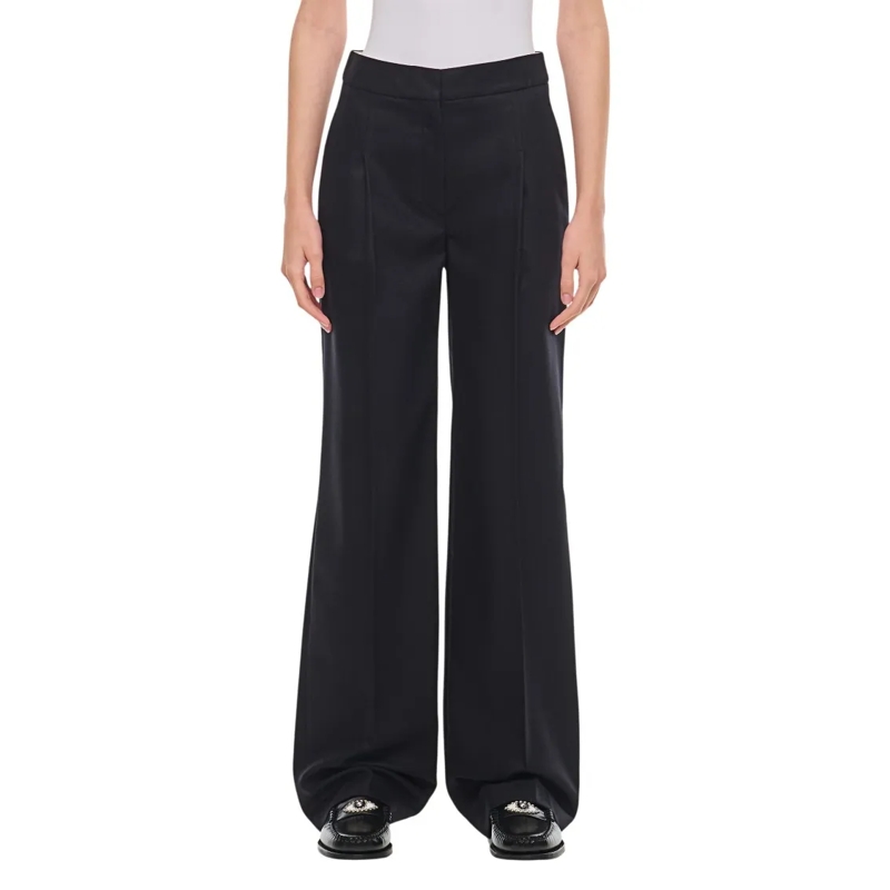 Loulou Studio  Juno Wool Pants Black
