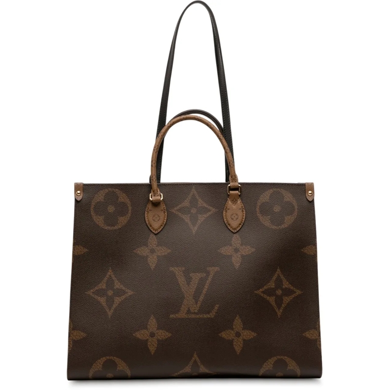 Louis Vuitton Schultertasche Monogram Reverse Giant OnTheGo GM braun