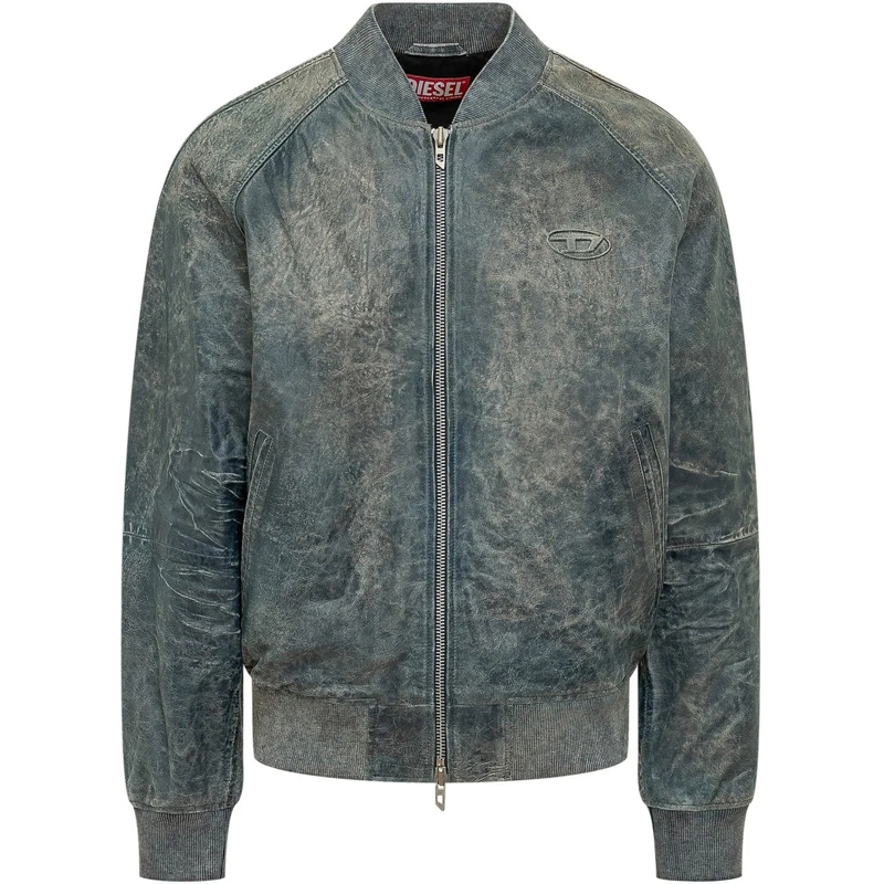 Diesel Blouson aviateur Giacca L-cobb Effetto Vissuto blau