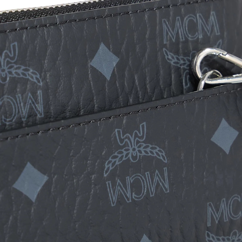 MCM Clutch Aren Vi Flat Pouch Med Bk One Size(Image 5)