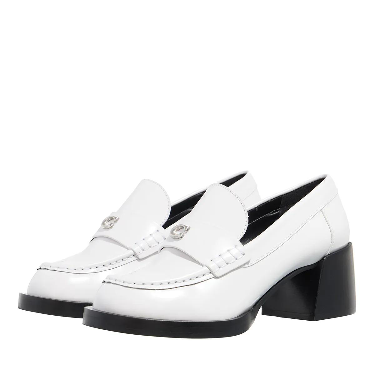 Coach Loafers & Ballerinas - Natalie Leather Loafer - Gr. 39,5 (EU) - in Weiß - für Damen