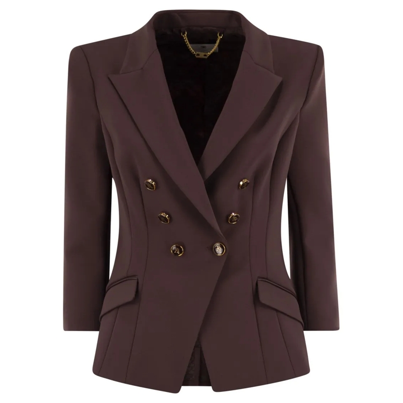 Elisabetta Franchi Blazer Jackets Merlot rot