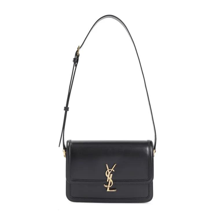 Saint Laurent Shopper - Leather Solferino Bag - Gr. unisize - in Schwarz - für Damen