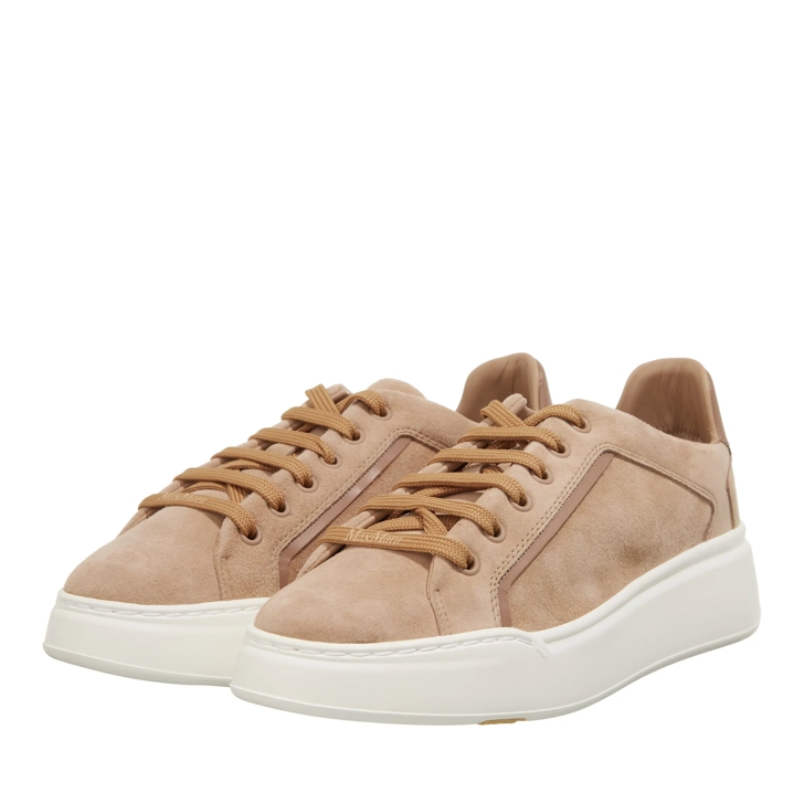 Max Mara Supersuede Camel | Low-Top Sneaker