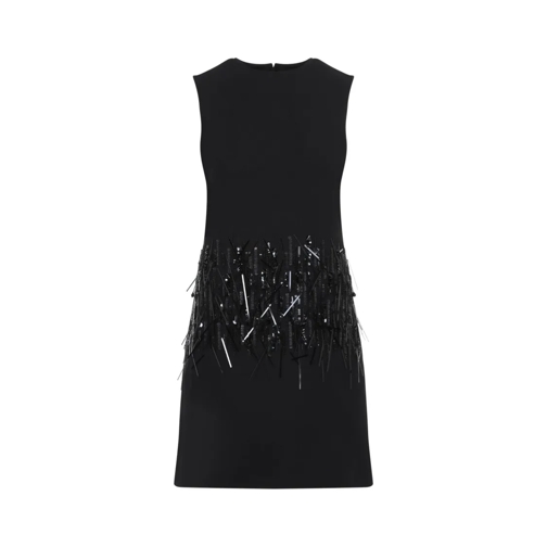 Valentino Mini-Kleider Crepe Couture Mini Dress Black