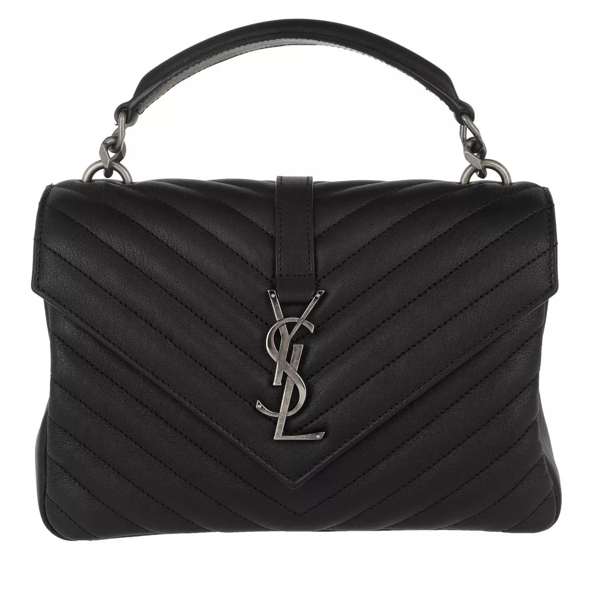 Saint Laurent Satchel Bag - Ysl College Medium - Gr. unisize - in Schwarz - für Damen