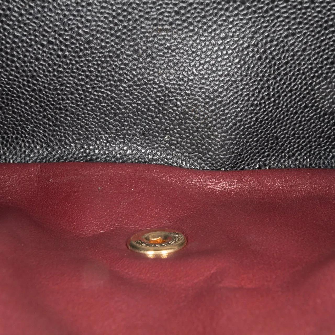 Chanel Hobo bags 2013-2014 Jumbo Classic Caviar Double Flap in zwart