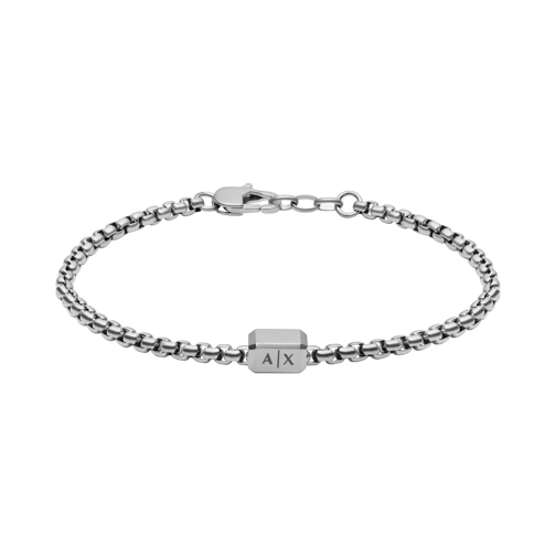 Armani Exchange Armani Exchange Stainless Steel Chain Bracelet Silver Armband