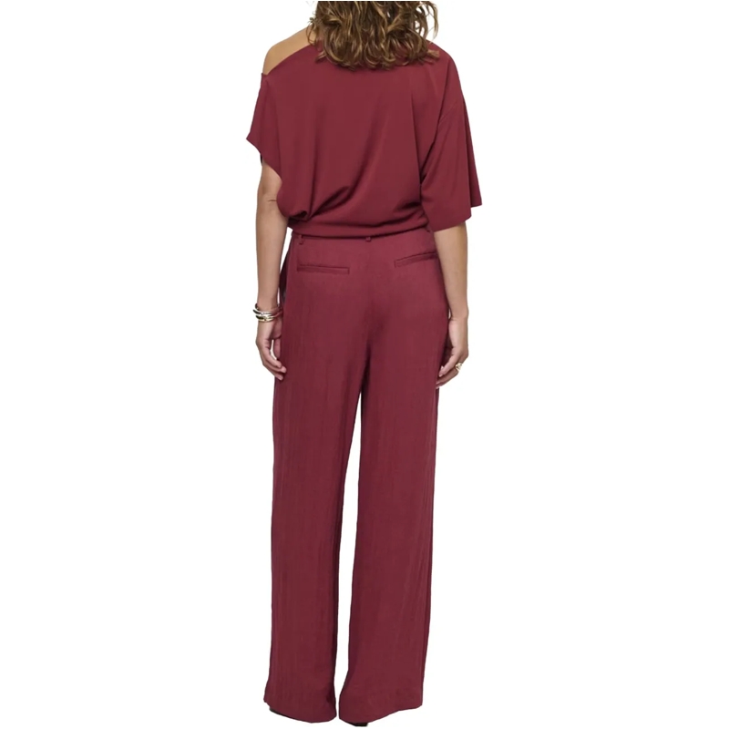 DANTE6 T-Shirt Dante 6 Gou Embellished Drapey Top Tops Bordeaux 2 rot(Image 3)