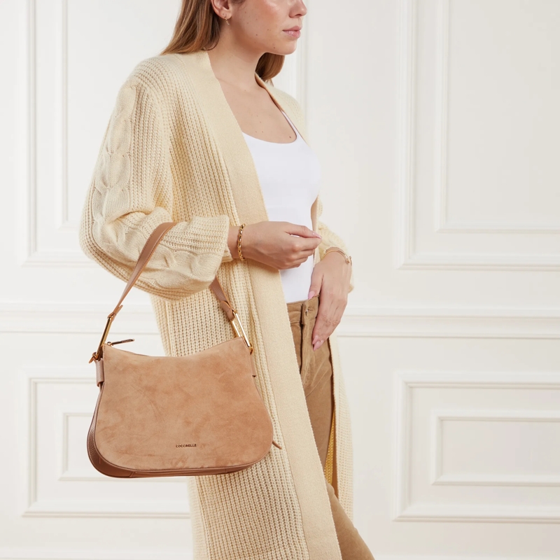 Coccinelle Schultertasche Coccinelle Magie Suede Bim Skin/Skin(Image 3)