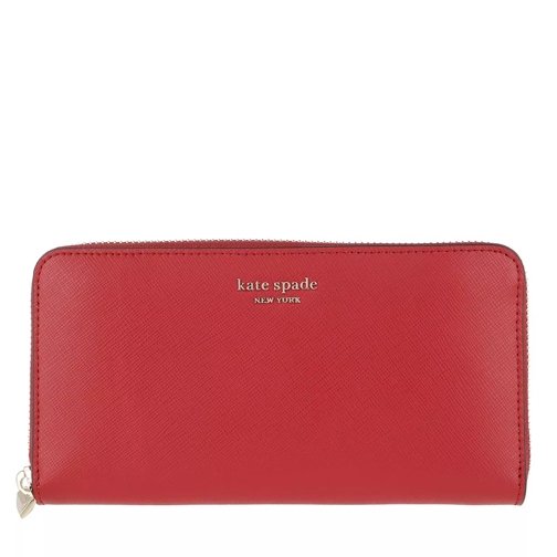 Kate Spade New York Spencer Zip Around Continental Wallet Hot Chili Portefeuille continental