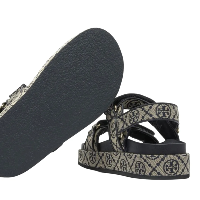 Tory Burch Sandalen Kira Sport Sandals With Adjustable Straps Grey(Image 3)