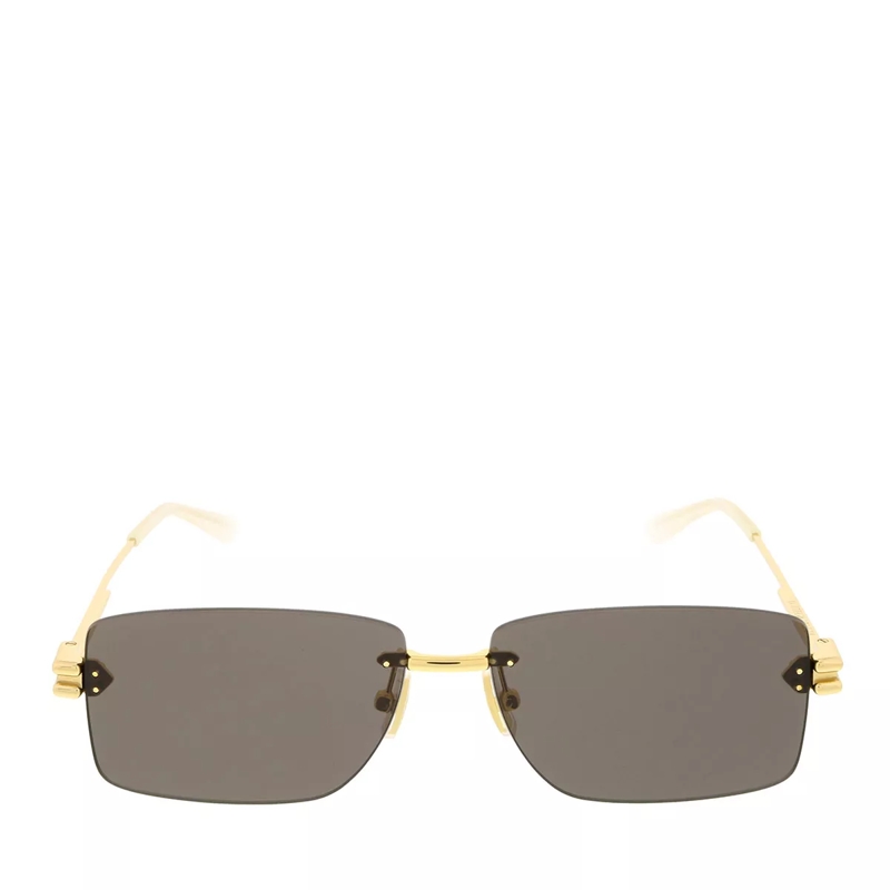 Bottega Veneta Sonnenbrille BV1126S-002 58 Sunglass Metal Gold-Gold-Grey(Image 4)