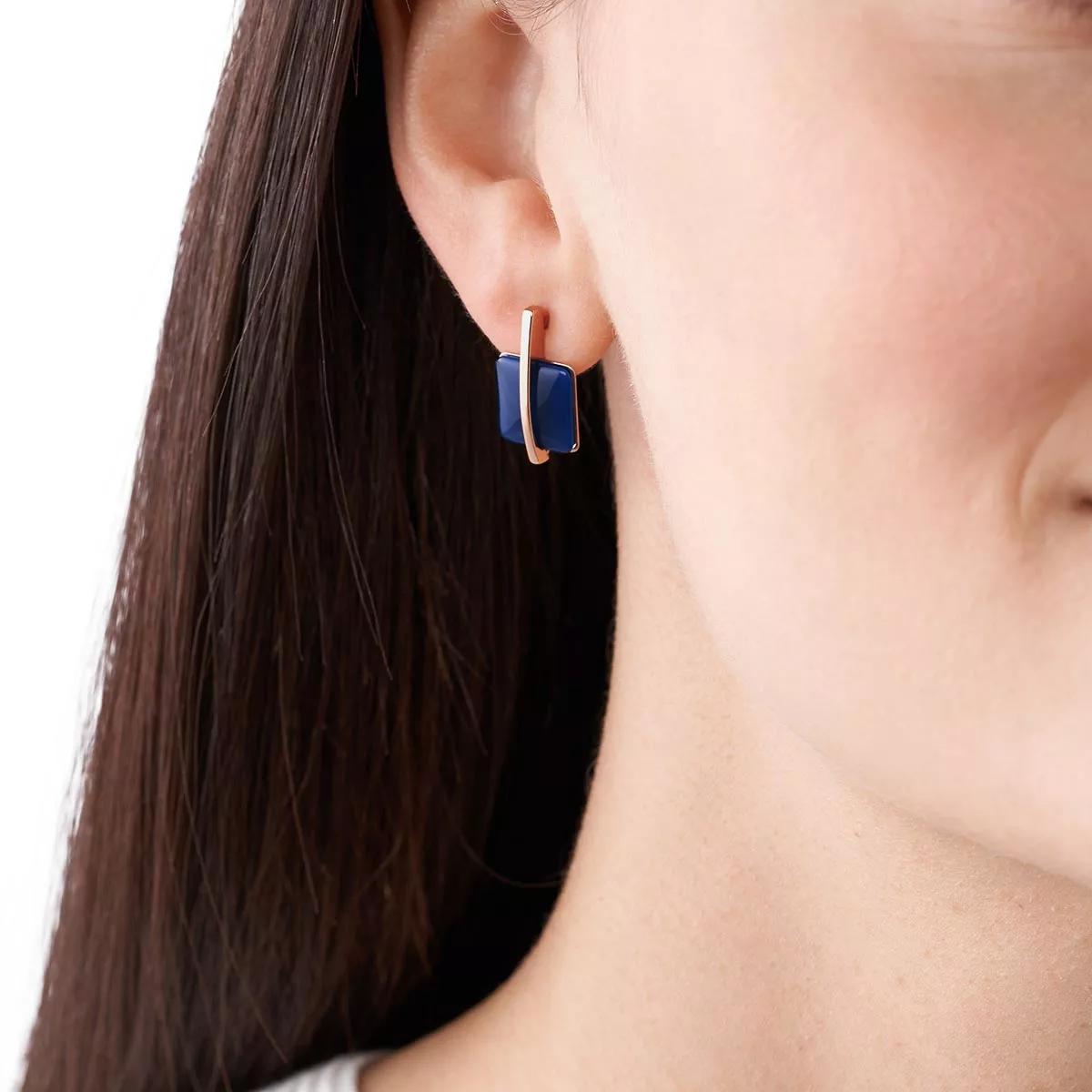 Skagen Sea Glass Drop Earrings Blue Drop Earring