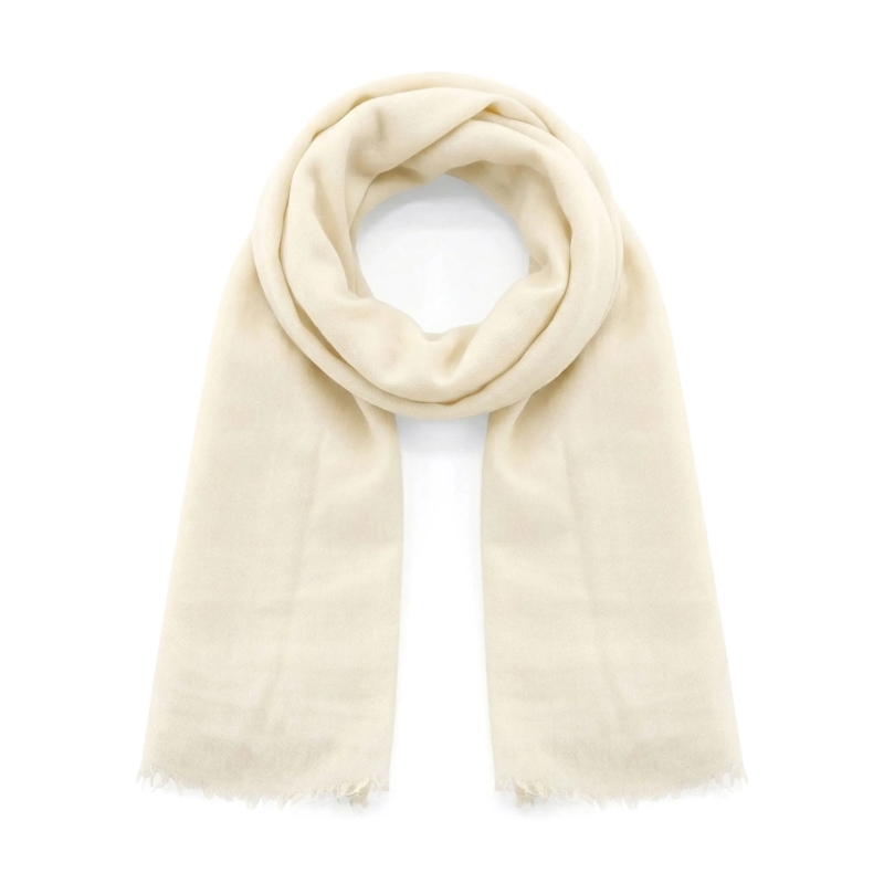 Faliero Sarti Leichter Schal Tuch Giuliana aus Kaschmir beige(Image 3)