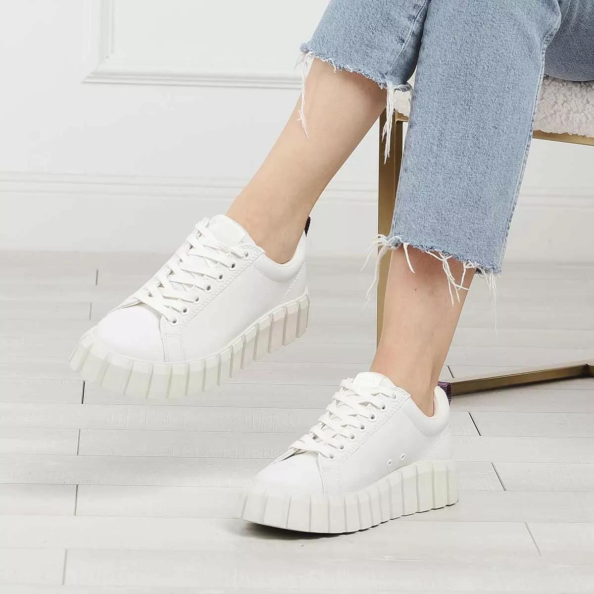 Eytys Odessa Leather White | Platform Sneaker