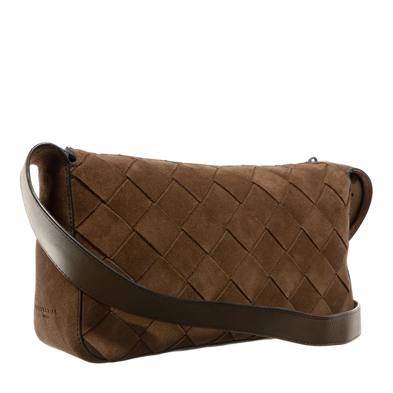 Liebeskind Berlin Crossbody Bag Sky Ii Woven Promo Suede + Tokyo Sheep Roasted Coconut(Image 3)