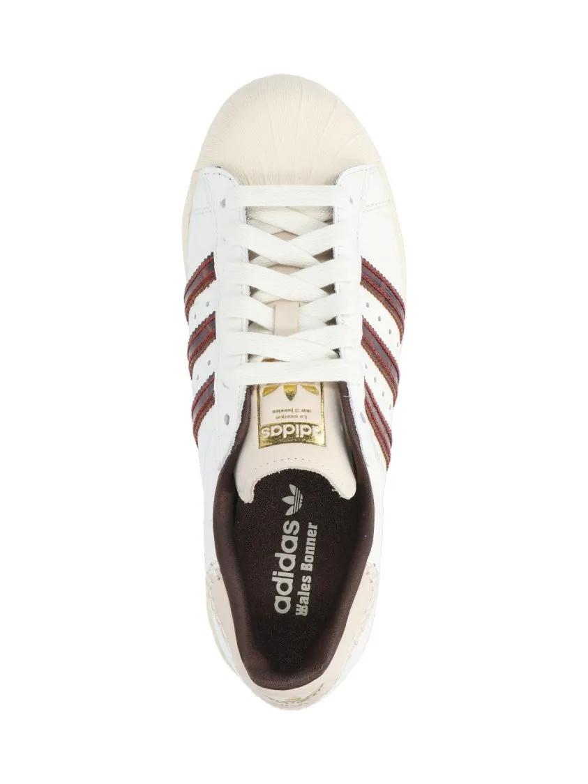 Thumbnail - ADIDAS X WALES BONNER Low-Top Sneaker - "Superstar" Sneakers, In Cream Leather, Crocodile - Gr. 10_5 - in Beige - für Da...