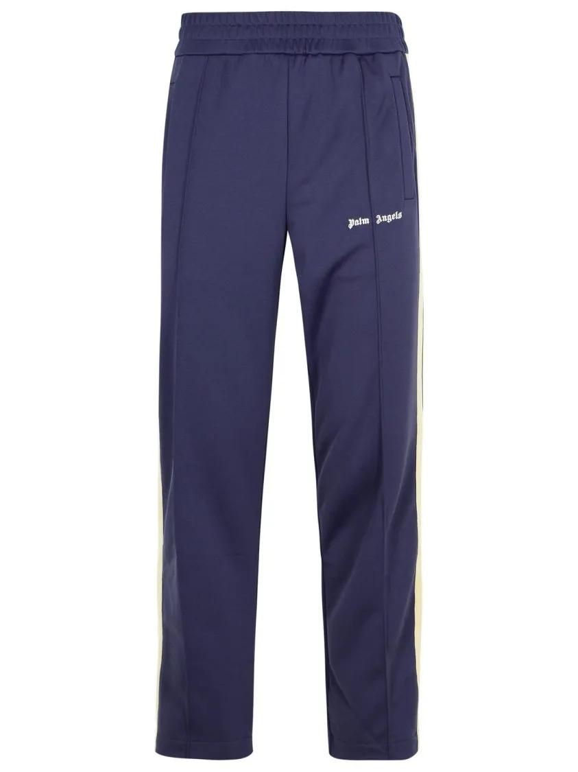 Palm Angels - Jogger%27 Navy Polyester Pants - Größe L - blau