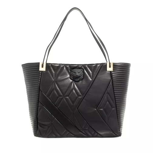 Just Cavalli Range F Quilted Sketch 3 Bags Black Shopping Bag