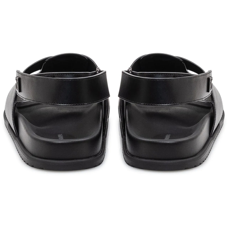 Dolce&Gabbana Sandalen Sandali con Fasce e Cinturino Posteriore schwarz(Image 3)
