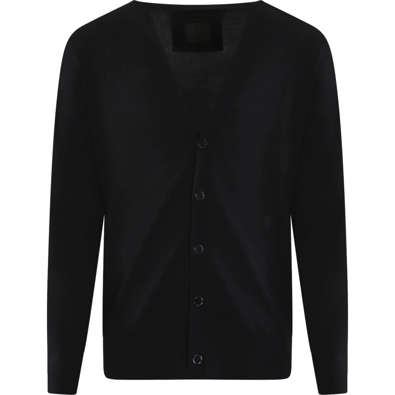 Givenchy Doudoune Heren Cardigan in cotton and silk blau
