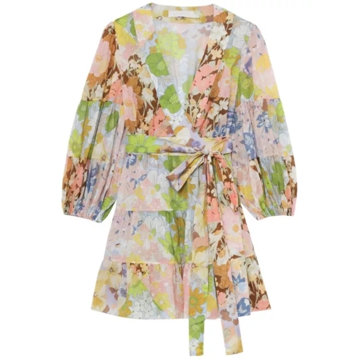 Zimmermann Abstract Pattern Dress Multicolor 