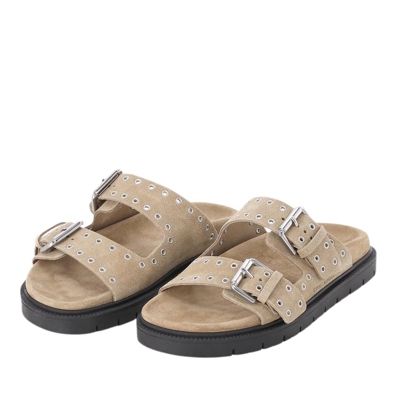 Copenhagen Veterschoenen Sandalen CPH702 aus Veloursleder braun