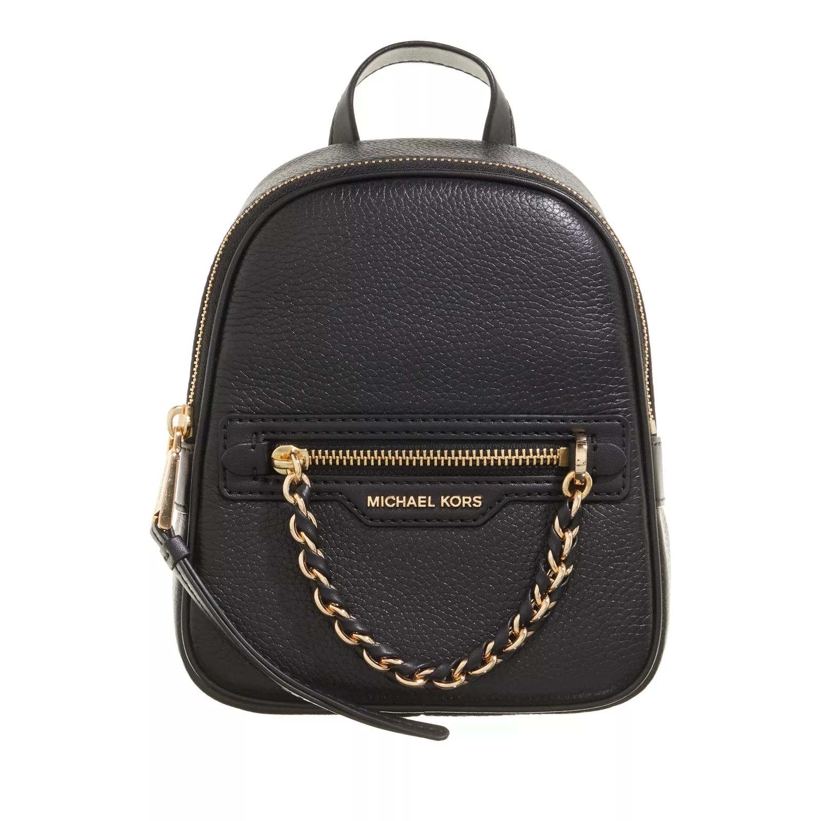 Michael Kors Elliot Xs Cnv Messenger Backpack Black Sac a dos