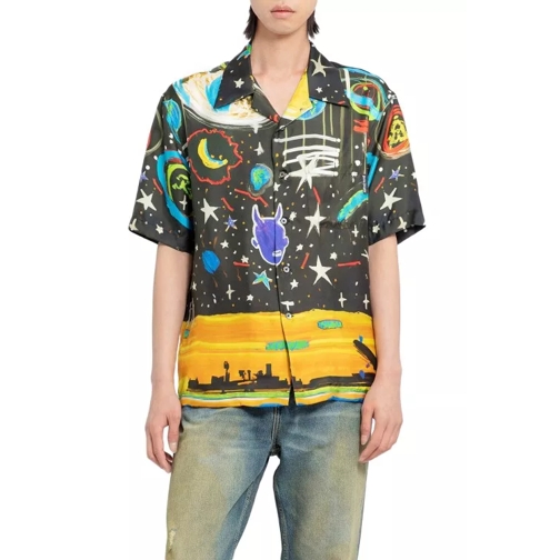 Palm Angels Starry Night Bowling Shirt Multicolor 
