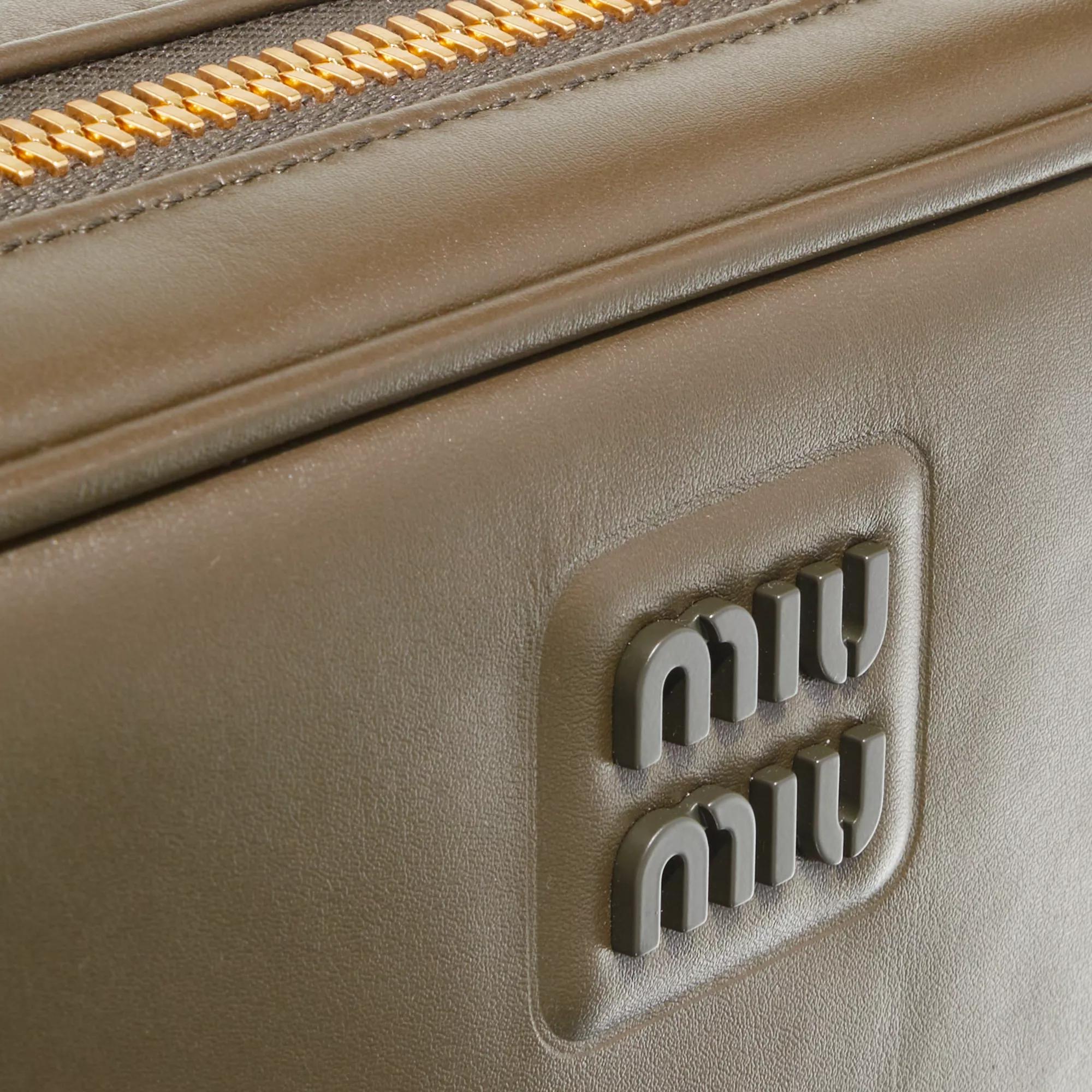 Miu Crossbody bags Logo Shoulder Bag in groen