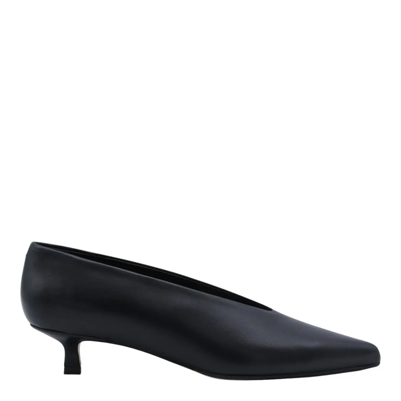 Aeydē Escarpins High Heel Black Pumps With Polished Finish Black