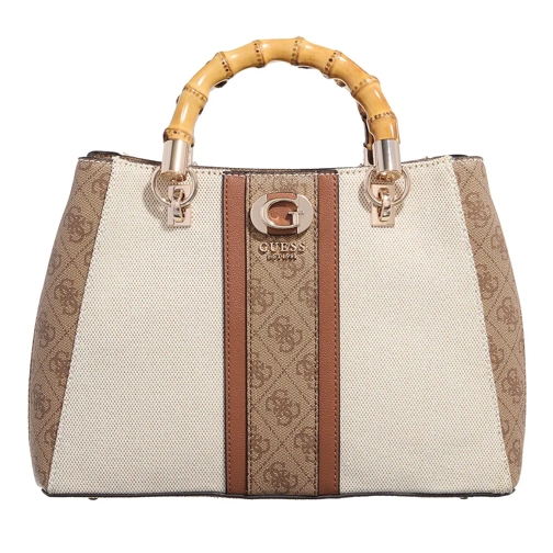 Guess Crossbody Bag Kerima Bamboo Girlfriend Stchl Natural/Latte Logo