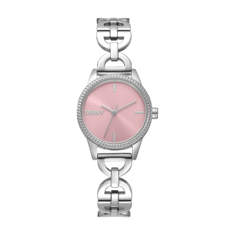 DKNY Quarzuhr Quarzuhr Open Link Watch silber