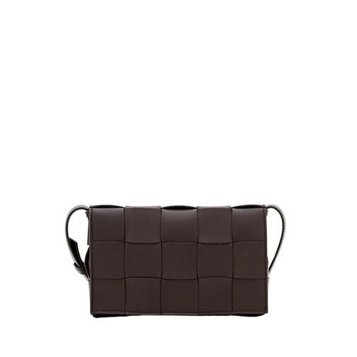 Bottega Veneta Schultertasche Cassette Leather Shoulder Bag Brown