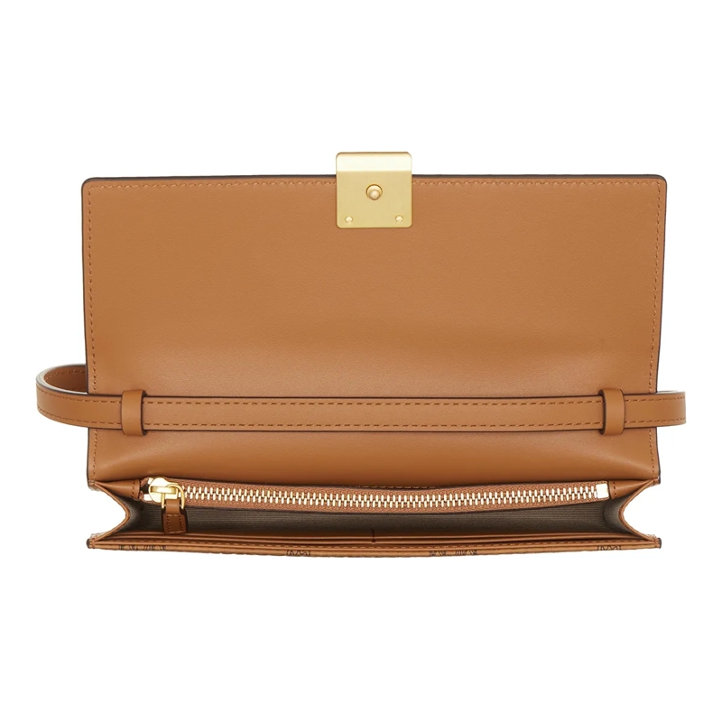 MCM Wallet On A Chain Aren Visetos Wallet On Chain Lrg Co Cognac(Image 6)