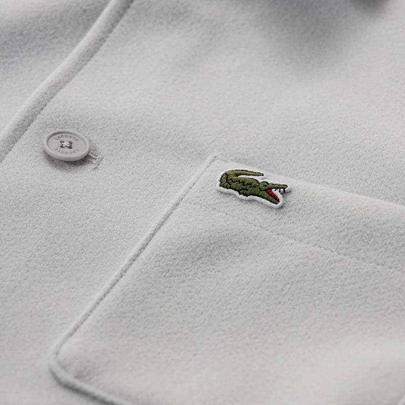 Lacoste veste Overshirt mit Brusttasche dunkelblau(Image 3)
